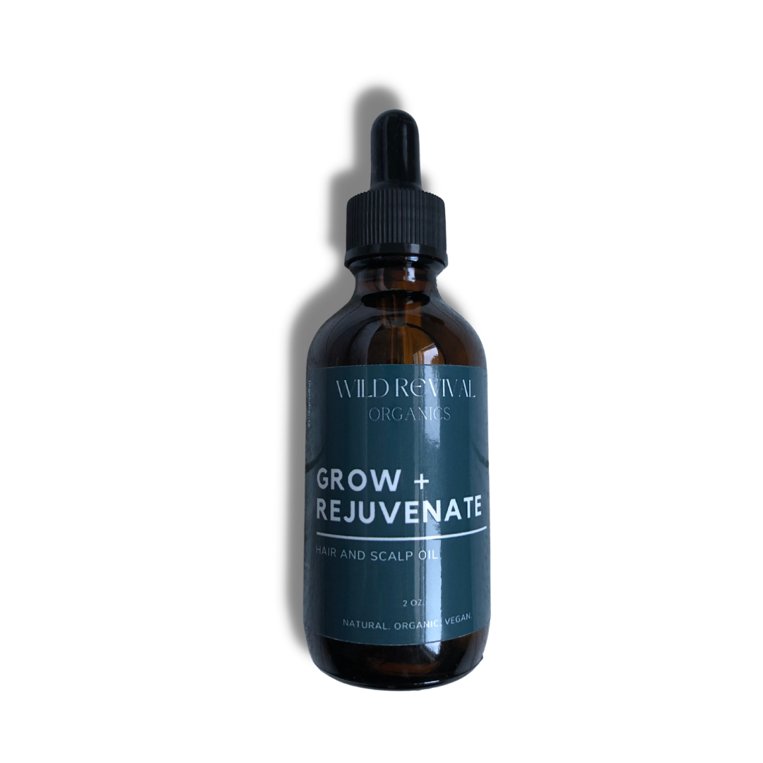 GROW + REJUVENATE - Hair and Scalp Oil - Wild Revival Organics